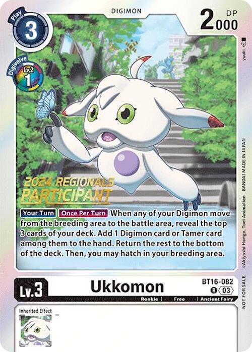 Ukkomon [BT16-082] (2024 Regionals Participant) [Beginning Observer]