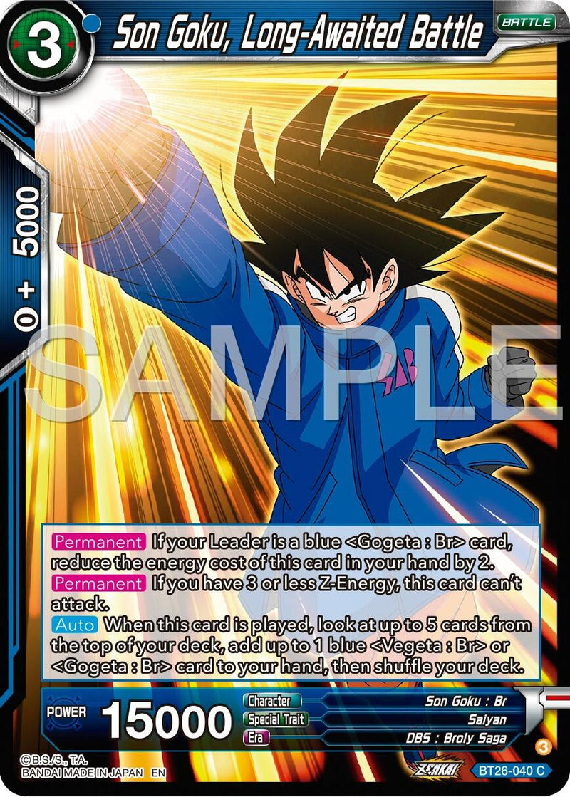 Son Goku, Long-Awaited Battle (BT26-040) [Ultimate Advent]