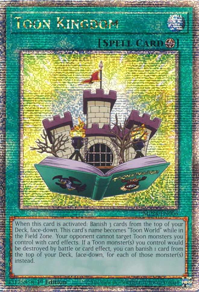 Toon Kingdom [MP24-EN006] Quarter Century Secret Rare