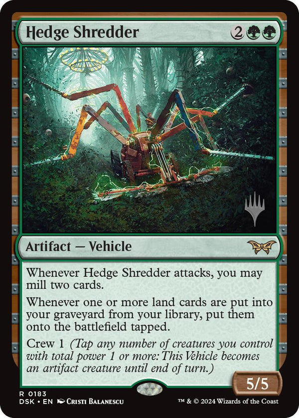 Hedge Shredder [Duskmourn: House of Horror Promos]