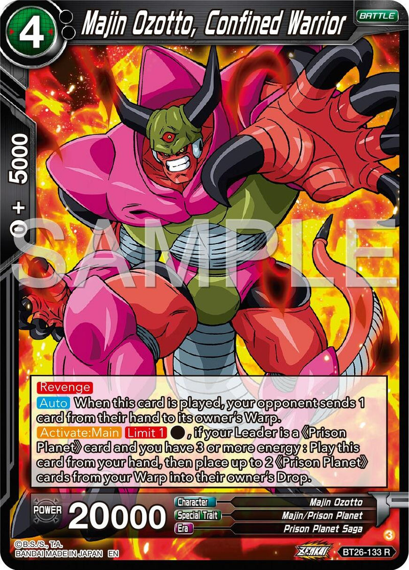 Majin Ozotto, Confined Warrior (BT26-133) [Ultimate Advent]