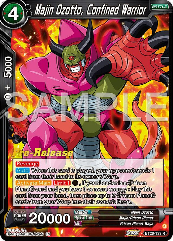 Majin Ozotto, Confined Warrior (BT26-133) [Ultimate Advent Prerelease Promos]