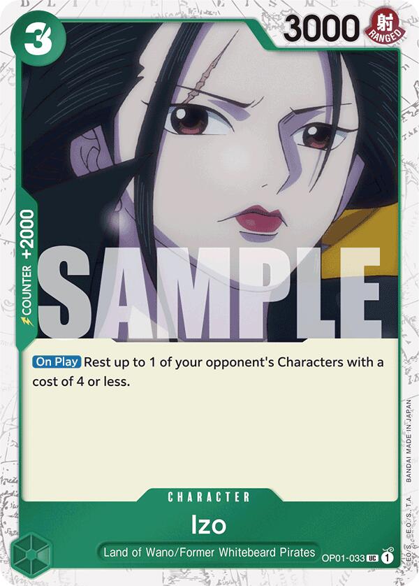 Izo (OP01-033) (Jolly Roger Foil) [Premium Booster -The Best-]