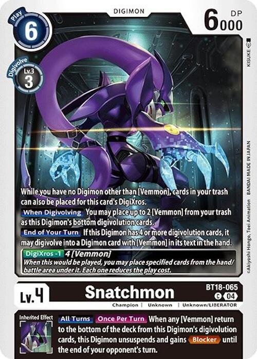 Snatchmon [BT18-065] [Release Special Booster Ver.2.0]