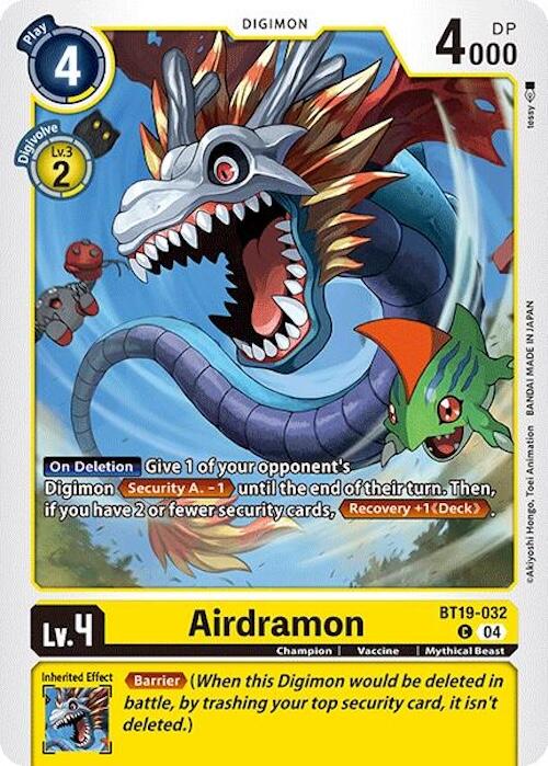 Airdramon [BT19-032] [Release Special Booster Ver.2.0]