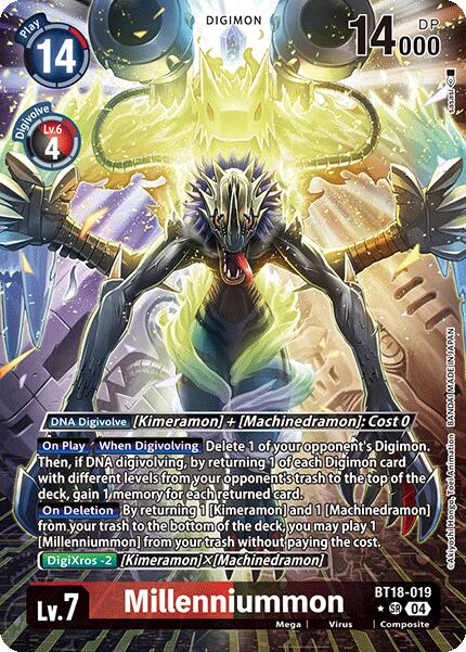 Millenniummon [BT18-019] (Alternate Art) [Release Special Booster Ver.2.0]