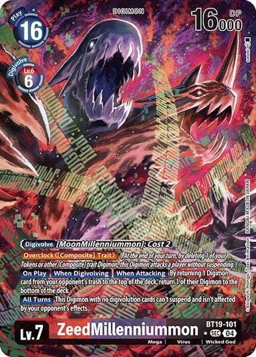 ZeedMillenniummon [BT19-101] (Alternate Art) [Release Special Booster Ver.2.5]