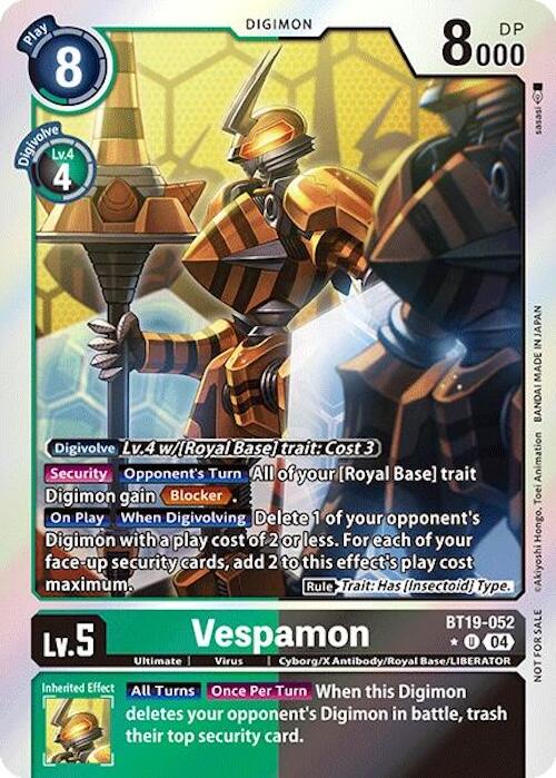 Vespamon [BT19-052] (Release Special Booster Ver.2.0: Box Promotion Pack) [Release Special Booster Ver.2.0]