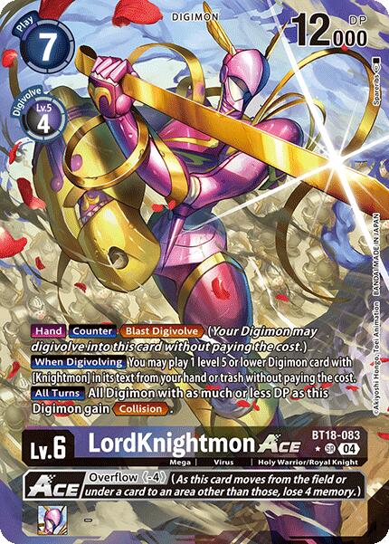 LordKnightmon ACE [BT18-083] (Alternate Art) [Release Special Booster Ver.2.0]