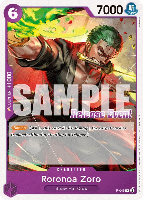 Roronoa Zoro (ST15 - ST20 Release Event Pack) [One Piece Promotion Cards]