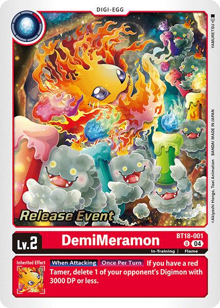 DemiMeramon [BT18-001] [Release Special Booster Ver.2.0 Pre-Release Cards]