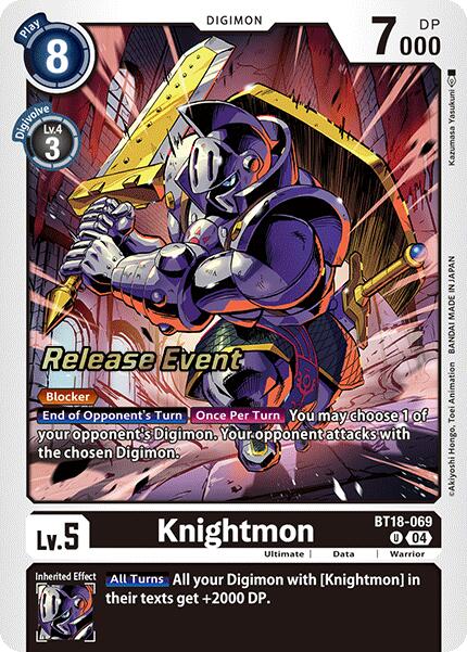 Knightmon [BT18-069] [Release Special Booster Ver.2.0 Pre-Release Cards]