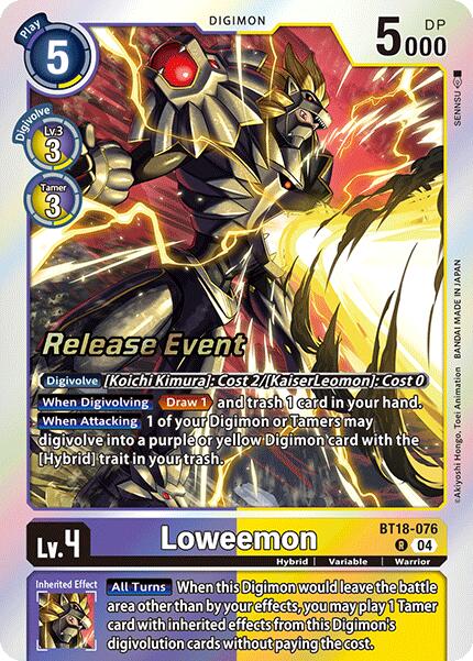 Loweemon [BT18-076] [Release Special Booster Ver.2.0 Pre-Release Cards]