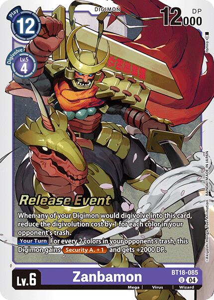 Zanbamon [BT18-085] [Release Special Booster Ver.2.0 Pre-Release Cards]