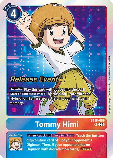 Tommy Himi [BT18-089] [Release Special Booster Ver.2.0 Pre-Release Cards]