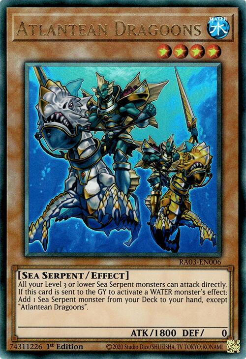 Atlantean Dragoons (UTR) [RA03-EN006] Prismatic Ultimate Rare