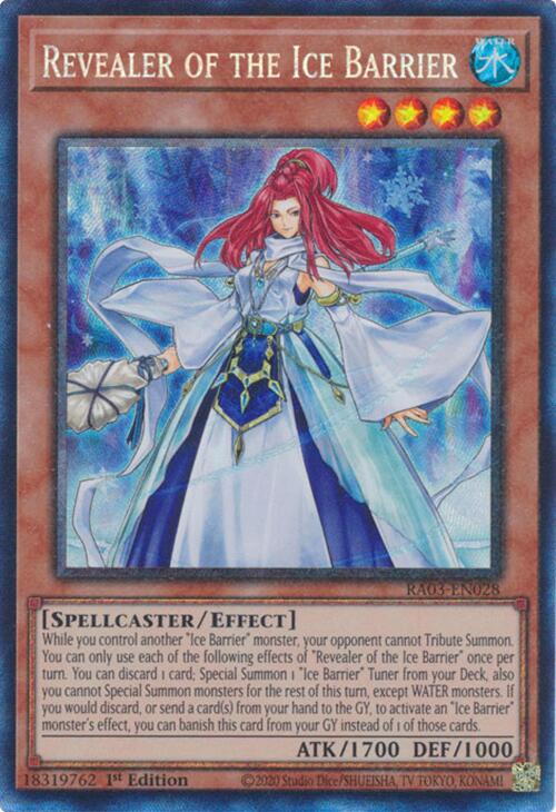 Revealer of the Ice Barrier (CR) [RA03-EN028] Prismatic Collector's Rare