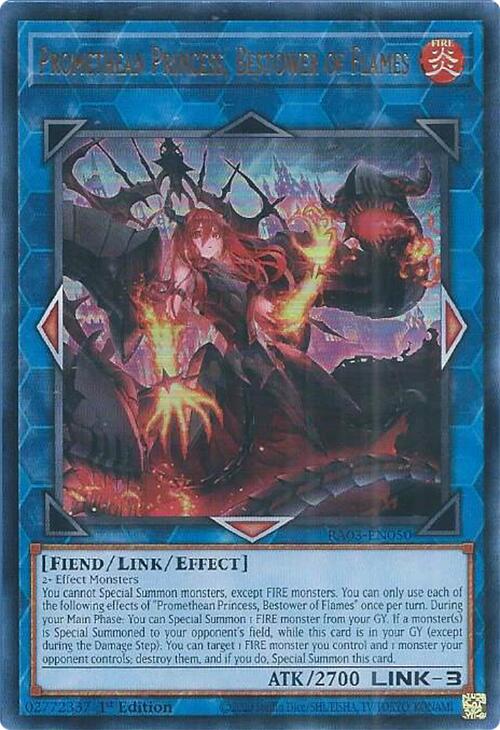 Promethean Princess, Bestower of Flames (UR) [RA03-EN050] Ultra Rare