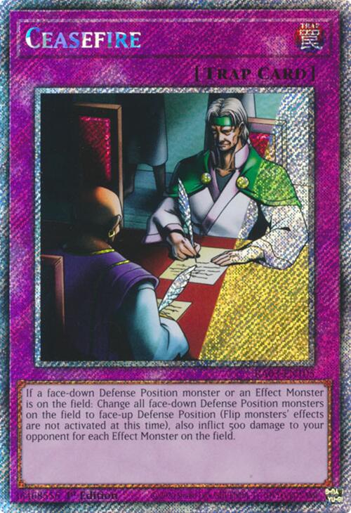 Ceasefire (Platinum Secret Rare) [RA03-EN105] Platinum Secret Rare