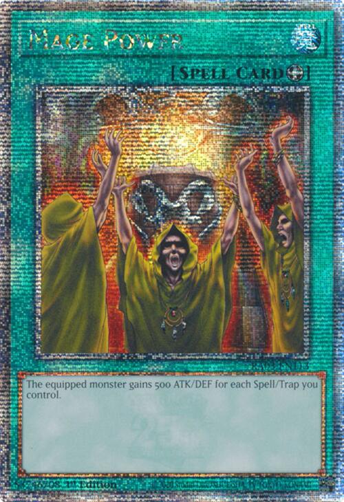 Mage Power (Quarter Century Secret Rare) [RA03-EN113] Quarter Century Secret Rare