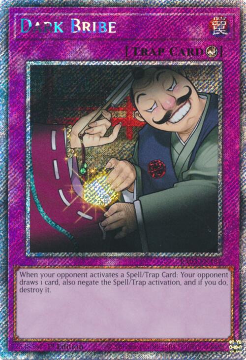 Dark Bribe (Platinum Secret Rare) [RA03-EN187] Platinum Secret Rare