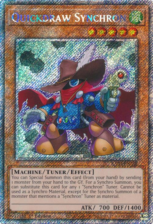 Quickdraw Synchron (Platinum Secret Rare) [RA03-EN228] Platinum Secret Rare