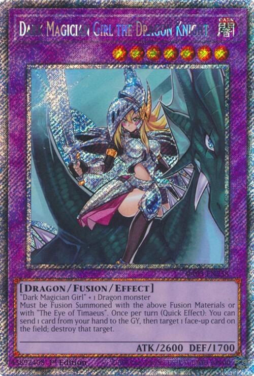 Dark Magician Girl the Dragon Knight (Platinum Secret Rare) [RA03-EN258] Platinum Secret Rare