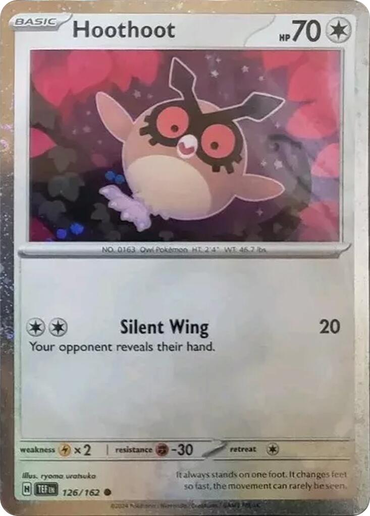 Hoothoot (126/162) (Cosmos Holo) [Scarlet & Violet: Black Star Promos]