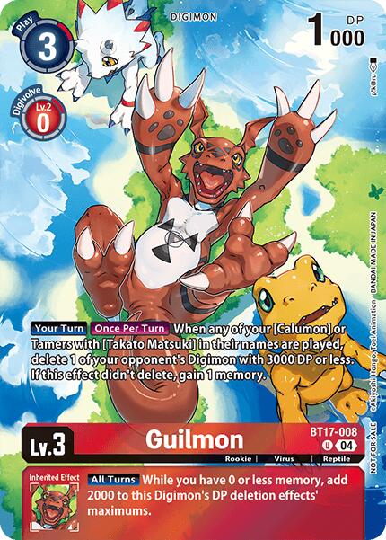 Guilmon [BT17-008] (Legend Pack 2024 Box Topper) [Chain of Liberation]