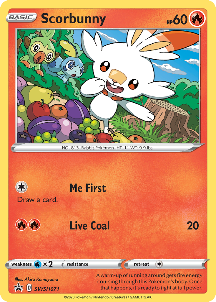 Scorbunny (SWSH071) [Sword & Shield: Black Star Promos]