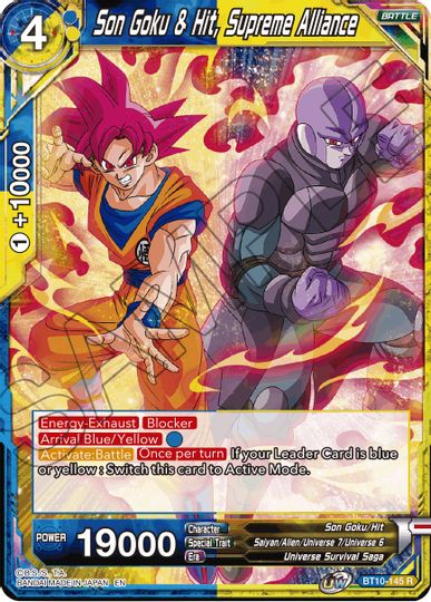 Son Goku & Hit, Supreme Alliance (Event Pack 08) (BT10-145) [Tournament Promotion Cards]