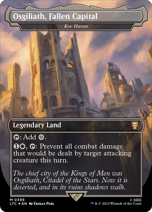 Osgiliath, Fallen Capital - Kor Haven (Surge Foil Realms and Relics) [The Lord of the Rings: Tales of Middle-Earth Commander]