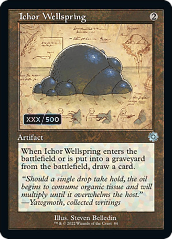 Ichor Wellspring (Retro Schematic) (Serialized) [The Brothers' War Retro Artifacts]