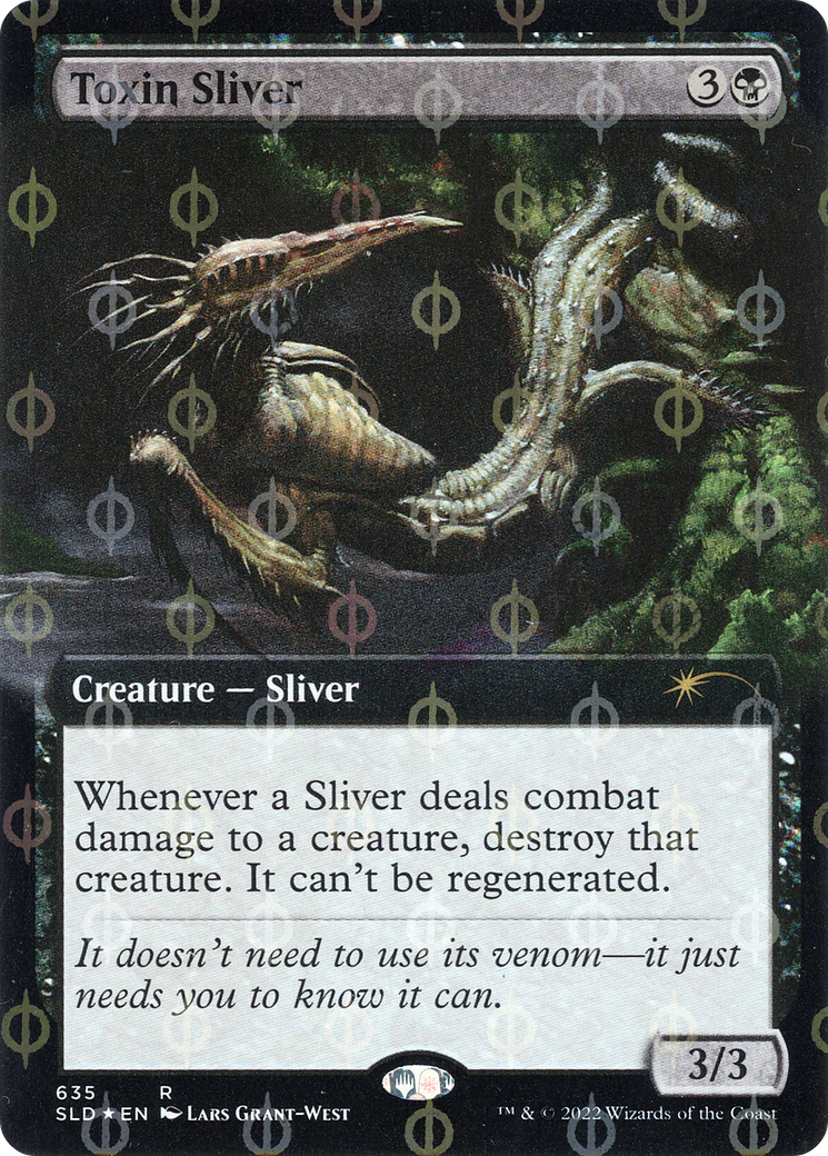 Toxin Sliver (Extended Art) (Step-and-Compleat Foil) [Secret Lair Drop Promos]