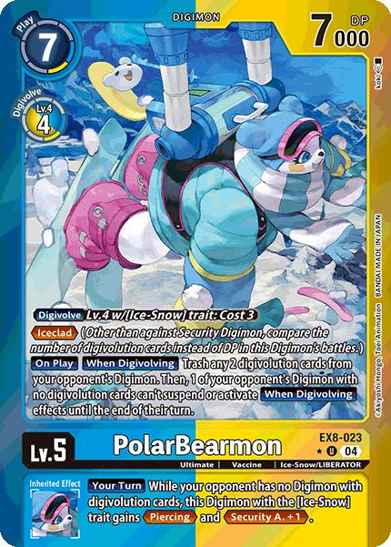 PolarBearmon [EX8-023] (Limited Foil) [Chain of Liberation]