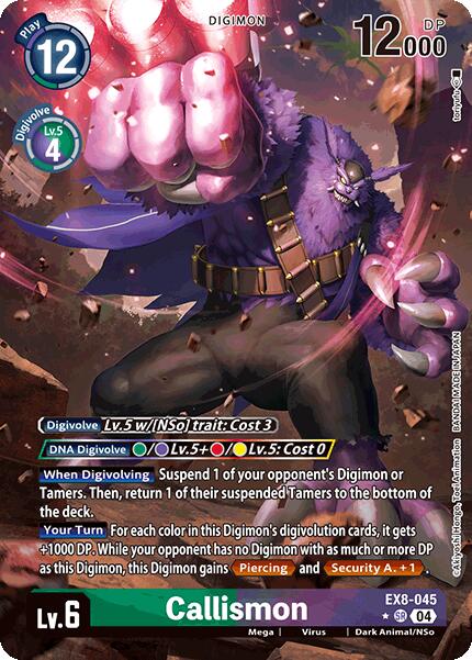 Callismon [EX8-045] (Alternate Art) [Chain of Liberation]