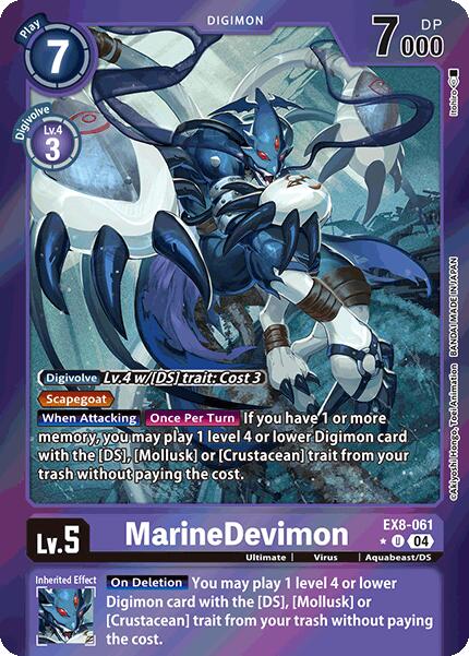 MarineDevimon [EX8-061] (Limited Foil) [Chain of Liberation]