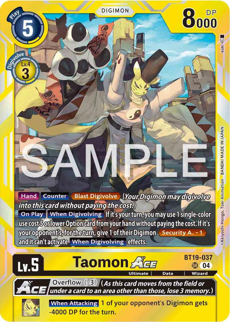 Taomon ACE [BT19-037] [Release Special Booster Ver.2.5]