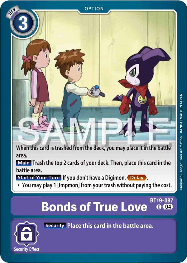 Bonds of True Love [BT19-097] [Release Special Booster Ver.2.0]