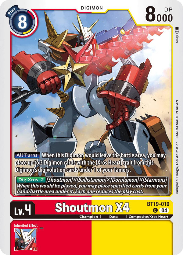 Shoutmon X4 [BT19-010] [Release Special Booster Ver.2.5]