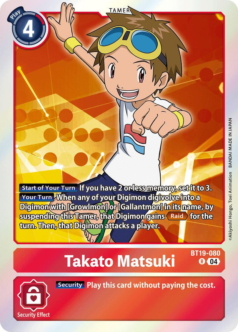 Takato Matsuki [BT19-080] [Release Special Booster Ver.2.5]