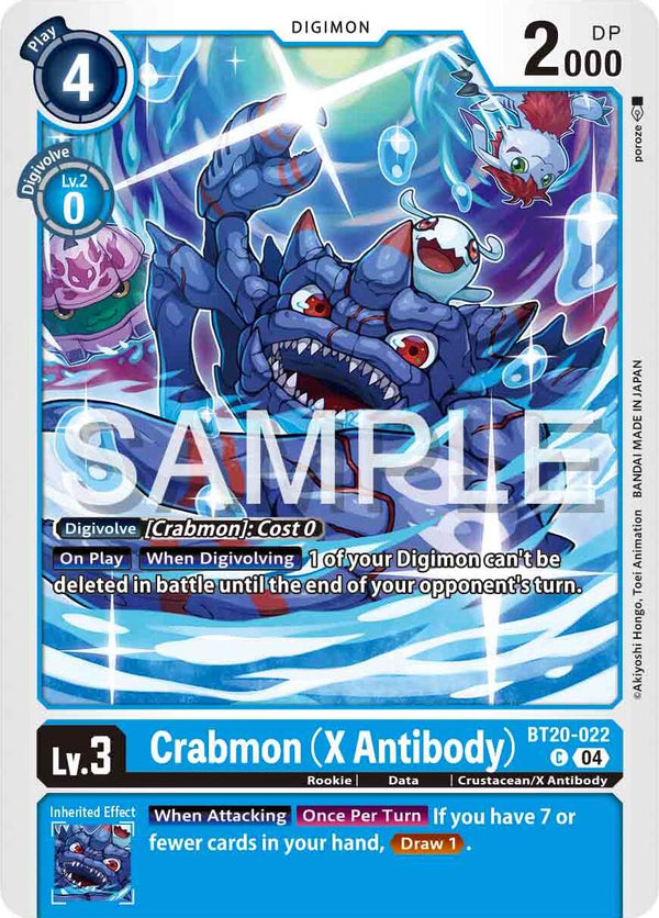 Crabmon [BT20-022] (X Antibody) [Release Special Booster Ver.2.5]