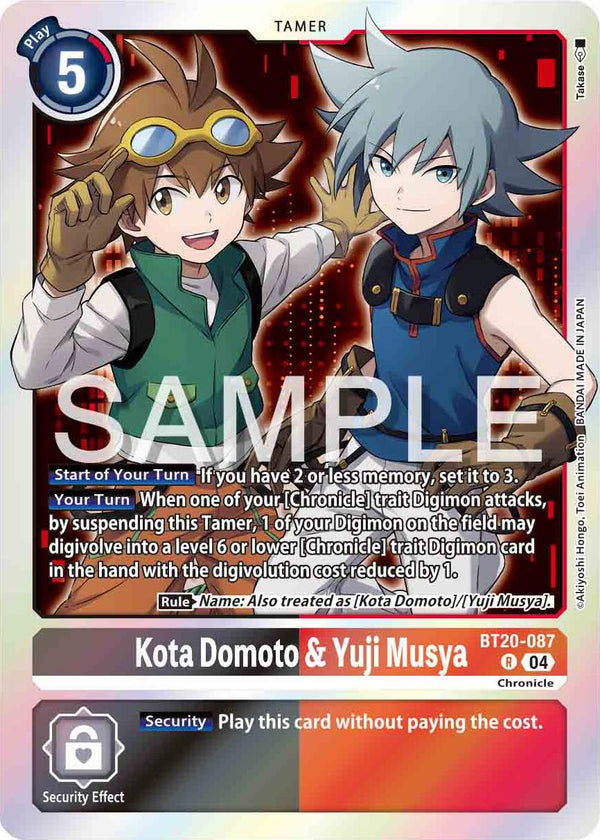 Kota Domoto & Yuji Musya [BT20-087] [Release Special Booster Ver.2.5]