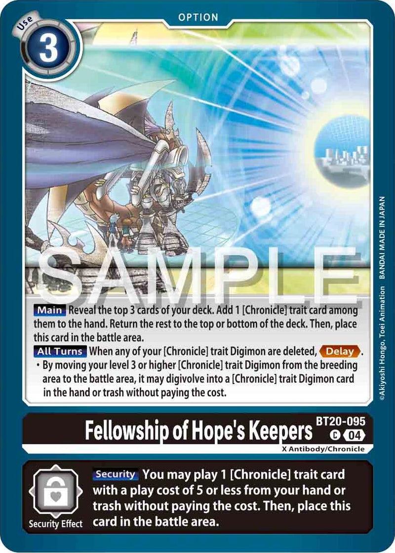 Fellowship of Hope's Keepers [BT20-095] [Release Special Booster Ver.2.0]