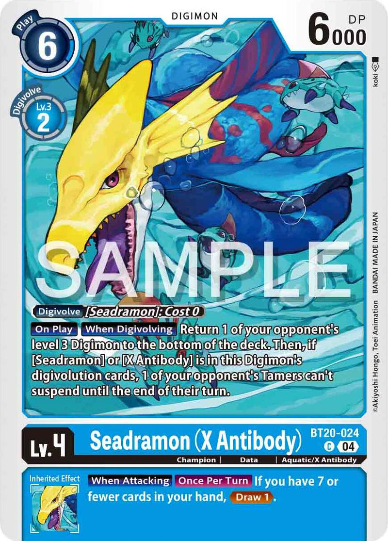 Seadramon [BT20-024] (X Antibody) [Release Special Booster Ver.2.5]