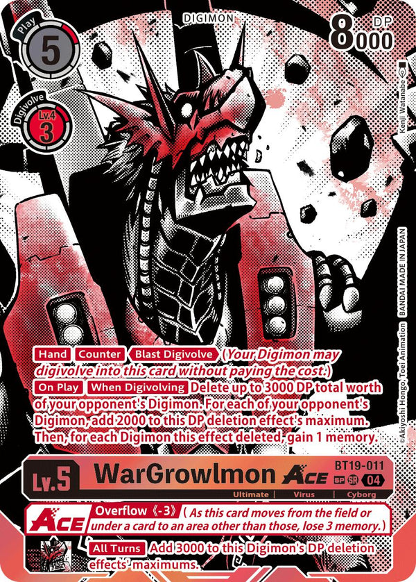 WarGrowlmon ACE [BT19-011] (Textured) [Release Special Booster Ver.2.5]