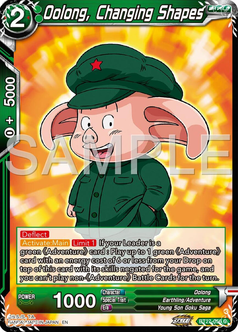 Oolong, Changing Shapes (BT27-056) [History of Z]