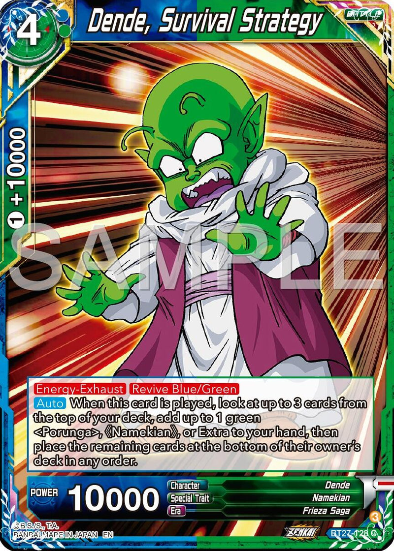 Dende, Survival Strategy (BT27-128) [History of Z]