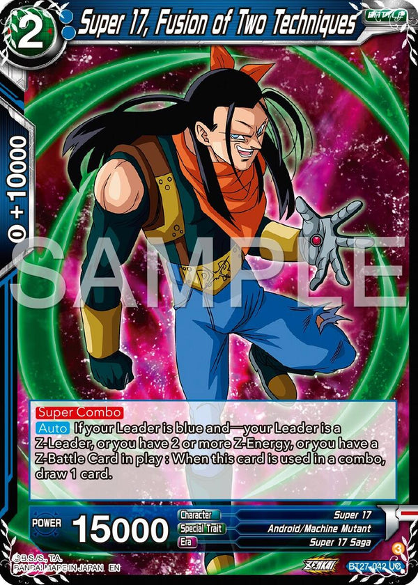 Super 17, Fusion of Two Techniques (BT27-042) [History of Z]