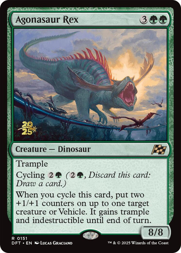 Agonasaur Rex [Aetherdrift Prerelease Promos]